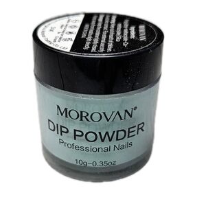Morovan Professional Nail Dip Powder with Black Lid